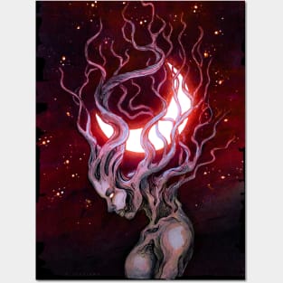 Lunar Red Posters and Art